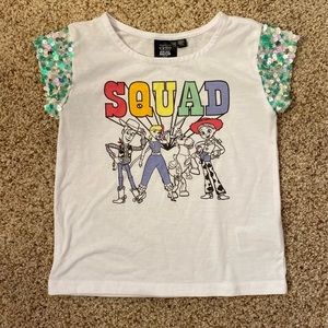Toy Story 4 girls sequin shirt Size 4/5